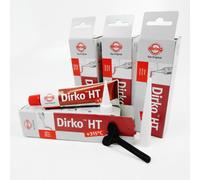 4x Sigillante Dirko HT Rosso A 70ml 705.708 fino A 315°C