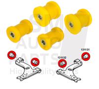 4x Silentblock braccio sospensione anteriore SPORT per Opel Astra H (2004-1200)