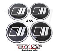 4x Silicone Adesivo ∅= 55 MM per Coprimozzo Emblema Adesivo Linee
