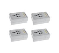 4X SINGWAY 100W 110V / 120V A 220V / 240V Step- & Down Convertitore di Tensione Trasformatore di Viaggio Bianco