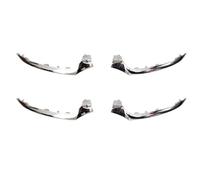 4X Sinistra/Destra Paraurti Anteriore Lip Spoiler Finiture Cromate for Mercedes Classe C W205 C180 C200 A2058851374 A2058851474