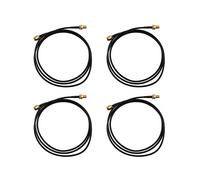 4X SMA Male to Female Adapter Pigtail Coaxial Jumper Extension Cable 3.3ft Long