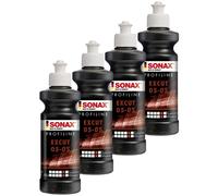 4x SONAX Linea Professionale Excut 05-05 Abrasivo Pasta senza Silicone 250 ML