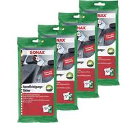 4X SONAX Panni Per La Pulizia Interna Panni Umidi Cura Dell'Interno