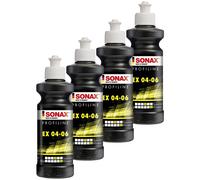 4x SONAX Profiline Ex 04-06 Kratzerentfernung Lucidatura Vernice Senza 250ml