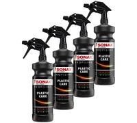 4x SONAX PROFILINE PlasticCare Cura Plastica Spray Preparazione Veicolo 1 L