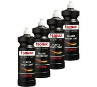 4x SONAX PROFILINE Protettivo Plastica Esterno Cura Profonda Plastica 1 L