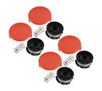 4x Spool Cover Kits Fit For Black & Decker AFS Trimmer RC-100-P AF-100-3ZP