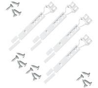 4X Staffa di montaggio per porta frigorifero e congelatore - Compatibile con serie Aeg A/ABB/ABE/AG/AGN/AGS - 4055372405 & 2230349017 & 2230349041 & 4055372405 & 5021788 880000 00 2 & 5 0225931000