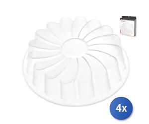 4x Stampi Margherita Silicone Ghost 24 cm Home