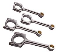 4x Steel X-Beam Forged Connecting Rods Bielle for Honda Fit/Jazz GK5 2014 5.61"