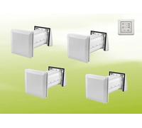 4x Stiebel Eltron LWE 40 unità di ventilazione compatta con pannello di controllo nel kit di ventilazione