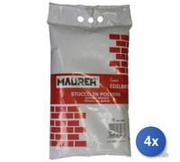 4x STUCCO IN POLVERE MAURER EDILBRIKO SACCO KG 5