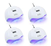 4X Sun X 54 W Nail Gel Essiccatore Macchina Uv Led Lampada per Nail Dryer Professionale White Light Polish Macchina Fast Essiccatore Nail Art Tools Eu Plug