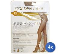 4x Sunfresh Collant 10 Den Velatissimo 39P Tenere Tg.Ii