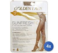 4x Sunfresh Collant 10 Den Velatissimo 39P Tenere Tg.Xl