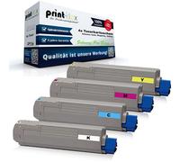4X Super XL Cartucce Di Toner Per OKI C810N Cartuccia Laser Nera Pro