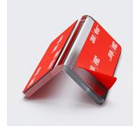 4x Supporti ad Angolo Retto in Acrilico Lucido Trasparente, Staffa Trasparente ad Angolo Retto, Autoadesive