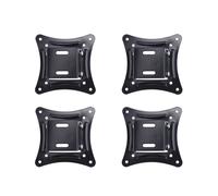 4X Supporto Universale per Montaggio un Parete per Schermo LED LCD da 14-27 Pollici Monitor Regolabile nel Altezza Parete Retrattile per VESA Tv-C12