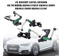 4x Suspension Ride Height Sensor Front & Rear Left Right PER Audi A4 A5 07-15 H7
