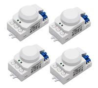 4X System un 5,8 GHz LED Microonde Sensore di Movimento un 360 Gradi Interruttore Della Luce Bianca