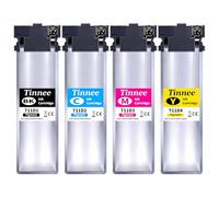 4X T11D1 T11D2 T11D3 T11D4 XL Cartucce compatibili con Epson T11D1 T11D2 T11D3 T11D4 Epson Workforce pro WF C5390 Cartucce per Workforce Pro WF-C5390DW WF-C5890DWF WF-C5390DN, 1BK/1C/1M/1Y
