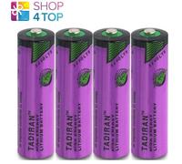 4x Tadiran AA Batterie al Litio 3.6V 2200mAh LS14500 SL-760 Alta Energia