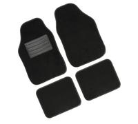 Lampa Tappetini auto Basic – Set 4 pezzi universali in moquette nero, fondo antiscivolo