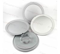 4x TAPPI CENTRALI MOZZO RUOTA IN LEGA 147mm / 57mm / 19mm adatti a VAG Golf Audi