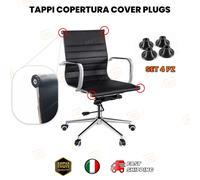 4x Tappi Copertura per Poltrona Direzionale - Ricambio Office Chair EP24174