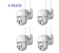 4X TELECAMERA IP CAM PTZ WIFI CAMERA DOME WIRELESS ESTERNO SPEED ZOOM APP YOOSEE