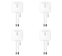 4X Termostato Intelligente Tuya ZigBee per il Supporto del Radiatore di Riscaldamento A Filo Pilota Monitoraggio 'Elettricità Controllo Remoto