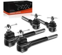 4x Testa di Tirante Biellette Barre Sterzo Interno Esterno per Chevrolet S10