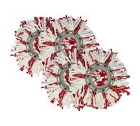 4x testina pulente per Leifheit Clean Twist Mop Ergo Combi Mop mocio