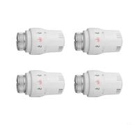 4x Testina Termostatica Radiatore M30x1.5 Valvola Riscaldamento | Filettatura M30x1.5mm, compatibile radiatori, installazione rapida, sostituzione per facile, standard europeo