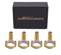 4x Titanizing Bielle forgiate + bulloni ARP 2000 for Porsche 912 356 2.0 136mm
