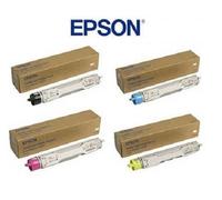4x Toner Originale Epson AcuLaser C4000 N DN BK-C-M-Y C13S050091-13S050088