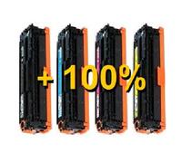 4x Toner per HP Laserjet Pro 200 Color M251nw M276N Comp. A 131A CF210A -CF213A