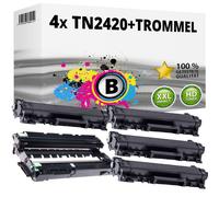 4x Toner + Tamburo XXL Compatibile brother DCP-L2510D L2530DW L2550DN HL L2370