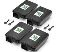 4X Trappole per Ratti E Topi Professionali E Efficaci - Scatola per Esche Topici