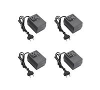 4X Trasformatore Convertitore di Tensione da 200 W UE A USA - Trasformatore Riduttore 220 V A 110 V Adattatore da Viaggio Monofase Spina UE