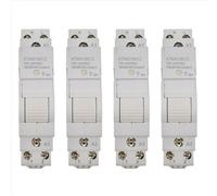 4X Tuya Smart Life ZigBee Interruttore automatico Din Rail 1P Contatto a secco unipolare Timer relè App Controllo remoto Timer intelligente