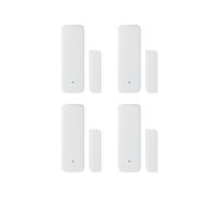 4X TUYA Zigbee 3.0 Sensore Intelligente per Porte e Finestre ZigBee 3.0 Connessione Wireless Multifunzione per Echo Hub SmartLife App