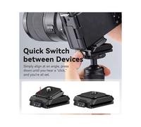 4X Ulanzi UKA Piastra A Sgancio Rapido Compatibile con Piastre Uka e F38 per Sistema di Sgancio Rapido del Treppiede Della Fotocamera Base UKA03