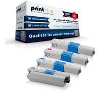 4x Ultra XL Cartucce Toner Per OKI MC361DN Stampante Cartuccia Perfetto Plus