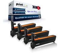 4X Unità Di Ricambio Per OKI C 610 DTN Tamburo Di Immagine - Office Line Serie
