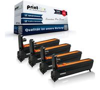 4X Unità Di Rimanenza Per OKI C-610-N Non Originale Quantum Pro