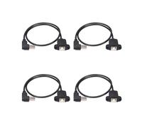 4X USB 2.0 B Maschio A USB B Femmina Presa per Stampante Cavo di Prolunga per Montaggio A Pannello 50cm