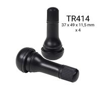 4x Valvola Pneumatico TR414 Automobile Moto Scooter Quad Go Kart