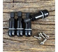 4x Valvola Pressione Pneumatici Riparazione TPMS RDKS Nero Reparaturventil VW